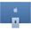 Laptop Apple iMac 24” 4.5K Retina, Apple M4 10C CPU, 10C GPU/16GB/256GB SSD/Blue/RUS