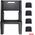 Taboret drabinkowy składany 51,5cm 150kg amio-04267