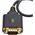 StarTech 1P1FFC-USB-SERIAL kabel równoległy Czarny 0,3 m USB Typu-A DB-9