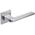 Door handle INOVO DELTA 999 SLIM, matt chrome.