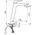 Washbasin mixer FERRO LIPPI ECOLOGICA, high, chrome.