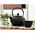 Cast iron teapot with filter MPLCo, with cups, black, 0.8 L