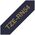 Brother BROLIS TZE-RN54 SATINO JUOSTOS ? AUKSO TEKSTAS ANT NAVY JUOSTOS, 24 MM