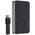 Powerbank magnetyczny 10000mAh indukcyjny 2x USB-C PD 30W + kabel USB-C - czarny Powerbank magnetyczny 10000mAh indukcyjny 2x USB-C PD 30W + kabel USB-C - czarny