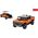 Rastar RASTAR 1:30 assemble μοντέλο αυτοκινήτου Hummer EV, ποικιλία, πορτοκαλί/κίτρινο, 454 εξαρτήματα, 93700 13954650 6930751322899