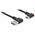 Kabel USB Delock KABEL USB-C(M)->USB-A(M) 2.0 0.2M KĄTOWY PRAWO CZARNY DELOCK