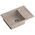 Νεροχύτης GraniteQ JERRY 116, νεροχύτης γρανίτης μπεζ (62x44x17,5) + σιφόνι + κάλυμμα 12945519 5904310991483