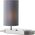 Table lamp BRILLIANT CLARIE TL1, 1xE14, 40W, phone charging function, 26x12x20cm