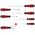 6-piece screwdriver set KS TOOLS with accessory