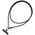Kabel 2w1 USB C smycz 1m czarny