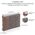 Victoria Collection Album B 10x15/100M Flower-4, brown