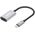 Adapter USB Manhattan Manhattan 153973 adapter kablowy 0,11 m USB Type-C HDMI Szary