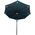 PARASOL OGRODOWY Z OŚWIETLENIEM ŻARÓWKI LED 270CM TURKUSOWY