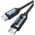 BWOO 60W Braided USB-C to USB-C, with animation light 1m 6933654813778