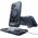 Torras Etui Torras Pstand Series dla iPhone 16 Plus (Czarny)