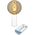 Lampa stołowa New Garden New Garden EDY BULB G125 Battery white