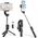 Selfie stick Apexel Selfiestick/statyw bluetooth APEXEL APL-D6 (czarny)