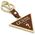 Guess, Guess, Metal Keyring, RW7421 P2201, Brown Unisex