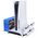 Ipega Wielofunkcyjna podstawka chłodząca RGB do PS5 z funkcją ładowania Kiwi Home PB01 biała