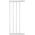 Safety 1st Safety 1St SAUGOS 1ST apsauginės tvorelės pretęsimas EASY CLOSE Metal Plus, balta, 28 cm, 24204310