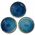 Verlo DEEP BLUE Talerz płaski, śr. 18 cm