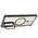 Bizon Case Eclipse Stand & Magnetic Motorola Edge 50 Fusion smoky with a black frame