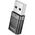 HOCO adapter USB A (męski) do Typ C (żeński) UA36C transparentny czarny