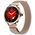 Smartwatch Damski Veltori VT340-1 Złota Bransoleta + Różowy Pasek Silikonowy