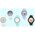 Smartwatch Gravity Zegarek damski SMARTWATCH GRAVITY GT14-4 blue
