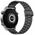 Smartwatch Veltori VT100-1 + Czarny Pasek Silikonowy + Czarny Eko Skóra
