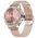 Smartwatch Damski Veltori VT320-1 Złota Bransoleta + Różowy Pasek Silikonowy