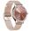 Smartwatch Damski Veltori VT320-1 Złota Bransoleta + Różowy Pasek Silikonowy