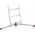 HAILO Kapnes kombinejamas S100 Hailo ProfiLOT / aluminija / 3x12 pakapieni 039312507