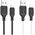 Kabel USB Hoco HOCO kabel USB A do Lightning 2,4A X90 1 m czarny