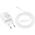 HOCO ładowarka sieciowa Typ C + kabel Typ C do Typ C PD QC 20W N60 biała