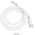Kabel USB Partner Tele.com HOCO kabel USB - Typ C Noah X40 1 metr biały