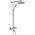 Shower system RUBINETA ETNA+THERMO-10: rain and hand shower, thermostat, swivel spout