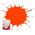 Rea Acrylic maling orange 14ml - Klar replacement