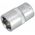 AWTools AWTOOLS NASADKA SZEŚCIOKĄTNA 1/2"  KRÓTKA  8mm BLACK LINE