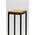 FLOWER STAND LAVALXS BLACK OAK 19X19X47