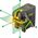 ST.FATMAX CROSS LASER +5 POINT GREEN Li-ION 30m