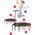 Trampolina Neo-Sport 11044 FT127 cm