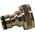 Richmann Brass nipple with internal thread 1"