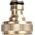 Richmann Brass nipple with internal thread 1"