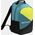 Backpack DUNLOP SX CLUB 30L teal/black/yellow
