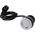 Ilgintuvas, ileidziamas, SINGLE BOX aluminium, 1x Schuko 1x USB, Design Light