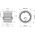 Ilgintuvas, ileidziamas, SINGLE BOX aluminium, 1x Schuko 1x USB, Design Light