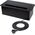 Ilgiklis montuojamas balde INBOX, 2x Schuko, 1x USB A, 1x USB-C, HDMI, RJ45, su 3m ilgio laidu, juodas