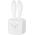 Floor clock 4LIVING Mimi, white, 8 x 4.5 x 17 cm