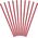 Party Deco Słomki papierowe do picia w kropki, czerwone, 19,5cm, 10 szt. uniwersalny
